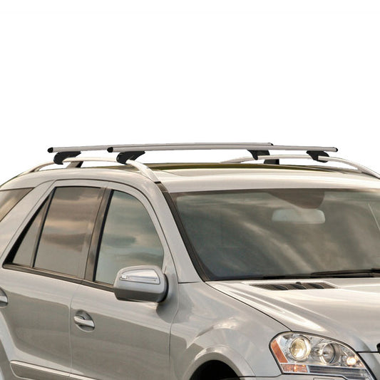 Barres de toit Alfa Romeo 156 Sportwagon (2000 - 2007) - Pour barres longitudinales - Alumia Aluminium