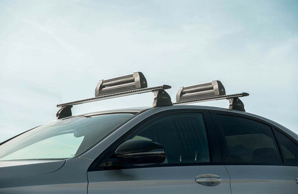 Porte-skis Nordic King Nordrive – Noir anodisé – 4 paires de skis ou 2 snowboards