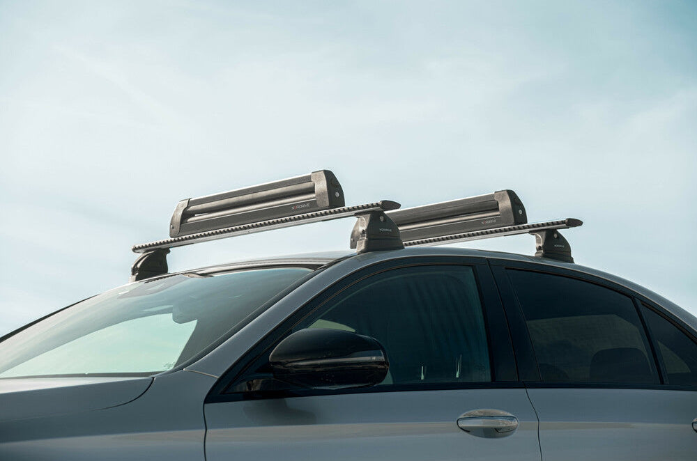 Porte-skis Nordic King Plus Nordrive – Noir anodisé – 6 paires de skis ou 4 snowboards