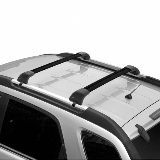 Barres de toit Audi A4 - Break (1995 - 2001) - Pour barres longitudinales - Origine Noir Aluminium