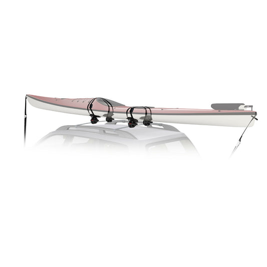 Yakima SweetRoll TÜV : porte-kayak avec rouleaux intégrés, montage sans outils