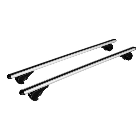 Barres de toit Alfa Romeo 156 Sportwagon (2000 - 2007) - Pour barres longitudinales - Alumia Aluminium