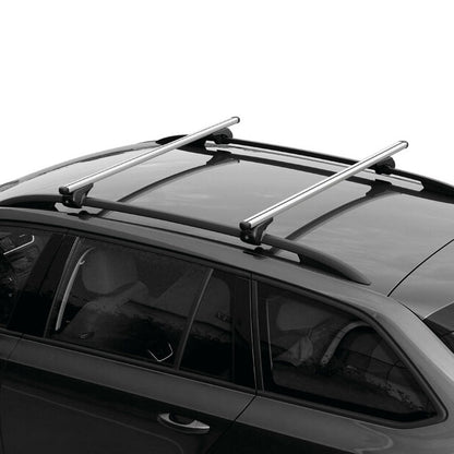 Barres de toit Alfa Romeo 156 Crosswagon (2004 - 2007) - Pour barres longitudinales - Helio Aluminium