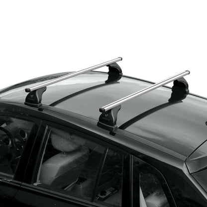 Pack coffre de toit Marlin 400 L et barres de toit Bmw Serie 3 - Break - E91 (2005 - 2012) Pour toit nu - Helio - Aluminium