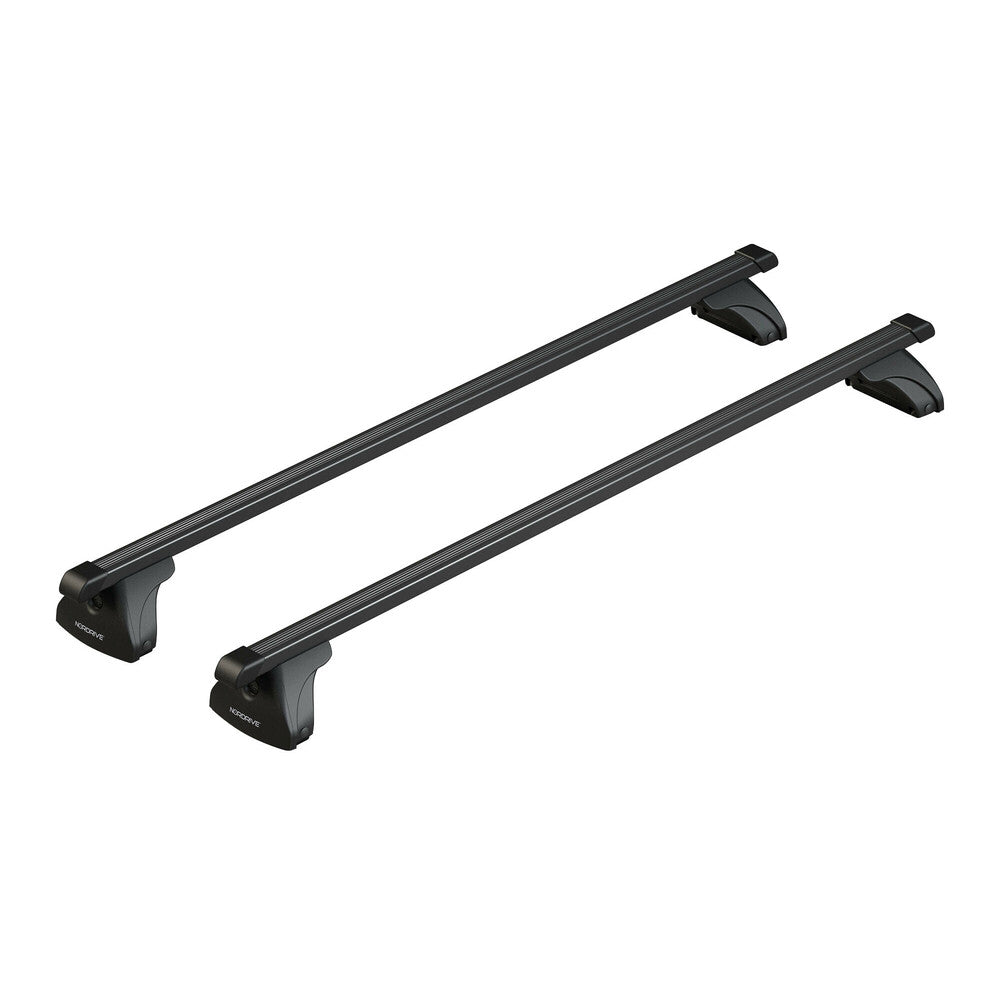 Pack coffre de toit Torpedo 400 L et barres de toit Toyota Aygo X Wave (2014 - 2019) Pour toit nu - Max Load - Acier