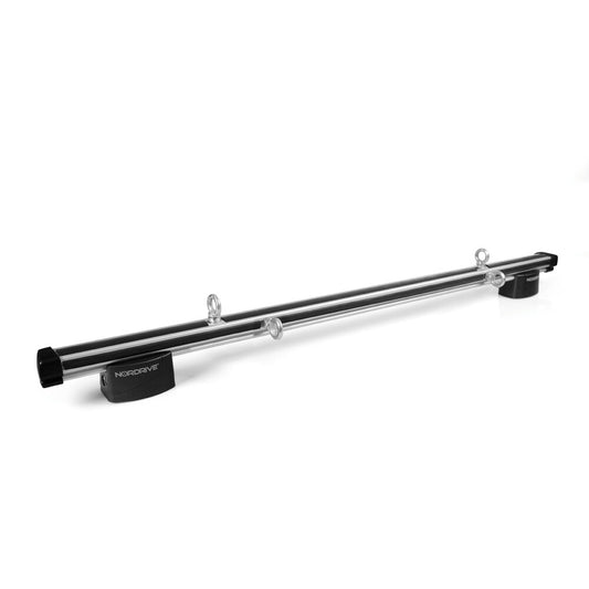 vue detaillee 2 oeillets fixation barres aluminium rail t
