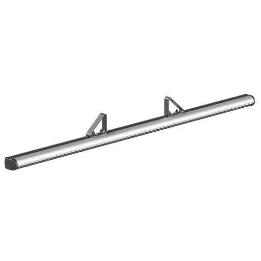 Arrêts de charge 70 mm montrés sur rail-T supérieur, illustrant la capacité à maintenir échelles et planches même en conduite dynamique.