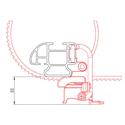 colliers de fixation échelle (x2) pour barres kargo acier et kargo-plus aluminium – focus matériaux et conception