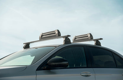 Porte-skis Nordic King Nordrive – Noir anodisé – 4 paires de skis ou 2 snowboards