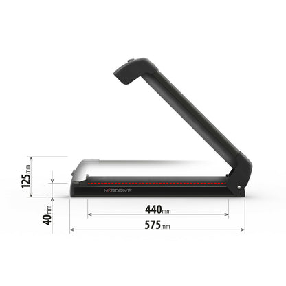 Porte-skis Nordic King Nordrive – Noir anodisé – 4 paires de skis ou 2 snowboards