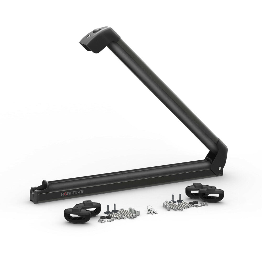 Porte-skis Nordic King Plus Nordrive – Noir anodisé – 6 paires de skis ou 4 snowboards