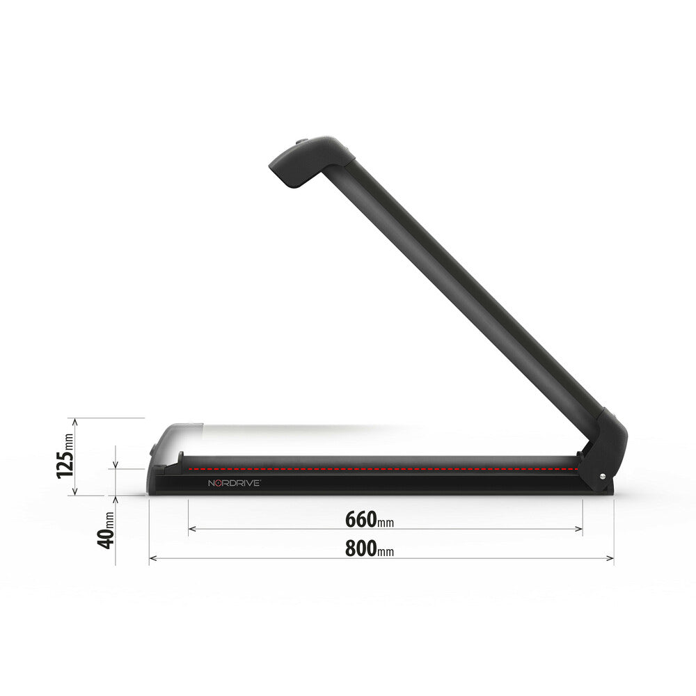 Porte-skis Nordic King Plus Nordrive – Noir anodisé – 6 paires de skis ou 4 snowboards