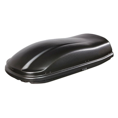 Pack coffre de toit Marlin 680 L et barres de toit Audi A3 Sportback (2013 - 2020) Pour rails intégrés - Helio - Aluminium