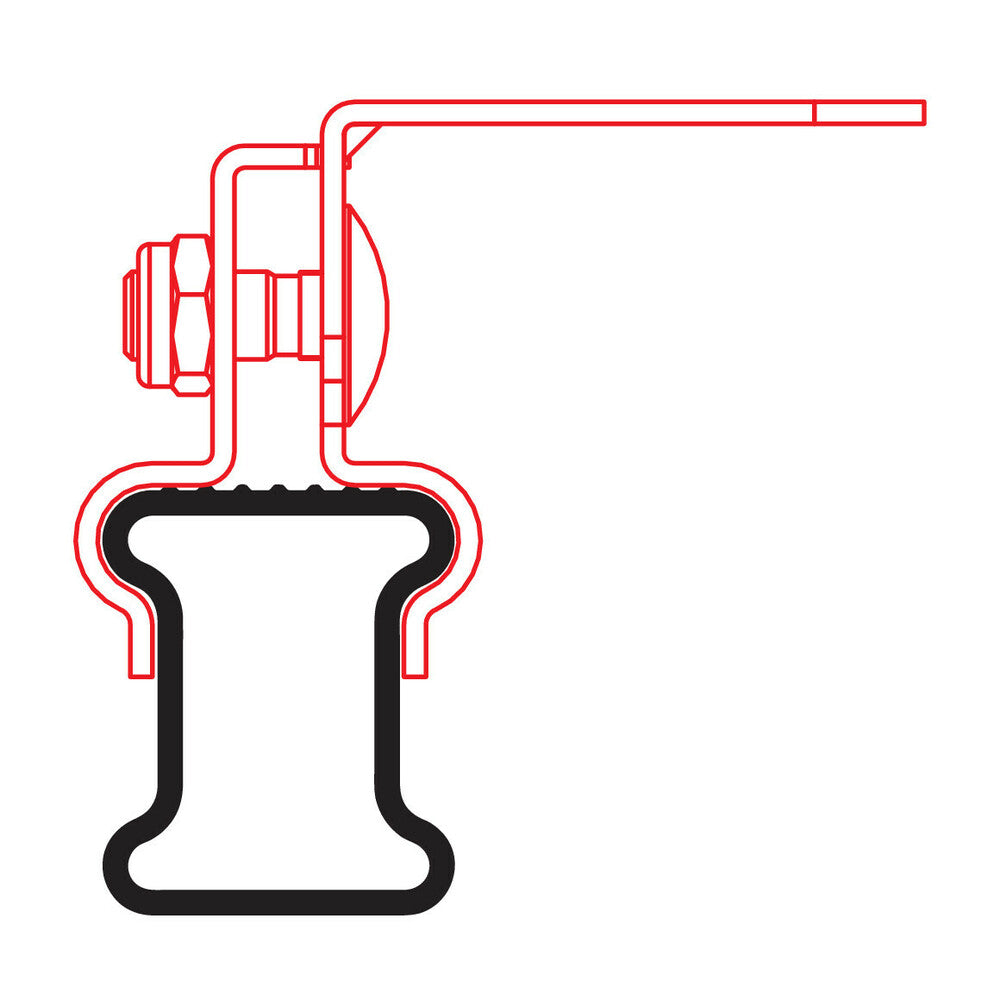 fixation adaptateur pour barres kargo – support lampe pivotante din – utilisation en situation réelle sur utilitaire