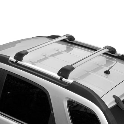 Barres de toit Skoda Karoq (A partir de 2017) - Pour barres longitudinales - Origine Aluminium