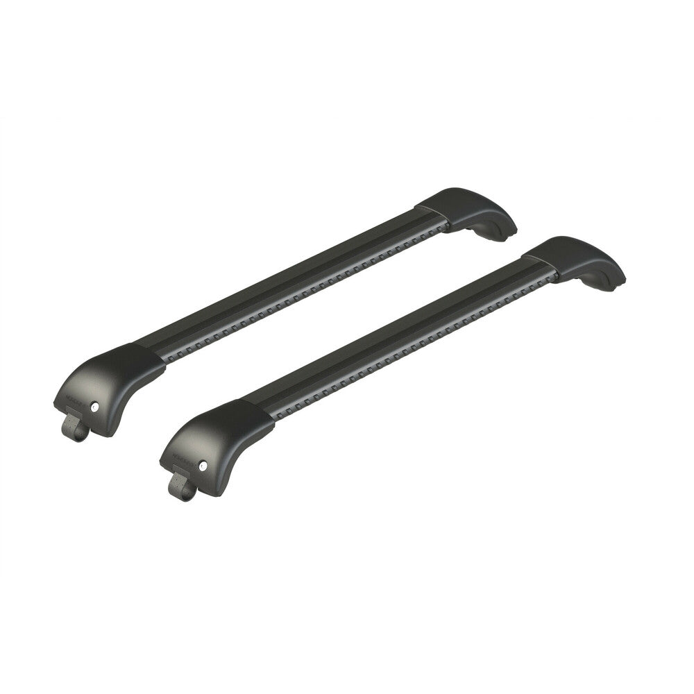 Barres de toit Audi A4 Allroad (2017 - 2023) - Pour barres longitudinales - Origine Noir Aluminium