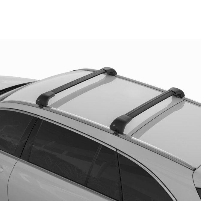 Barres de toit Audi A4 - Break (2016 - 2024) - Pour rails intégrés - Origine Noir Aluminium