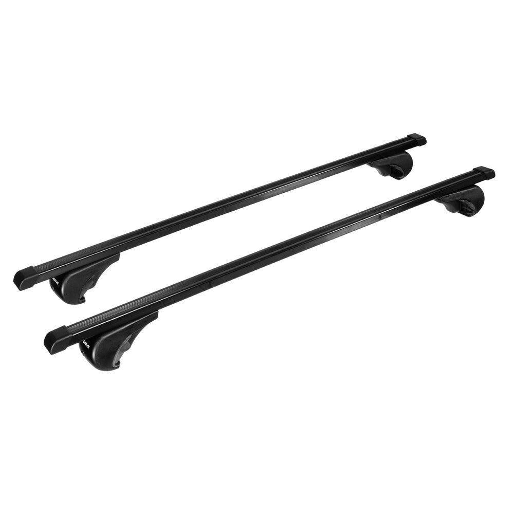 Pack porte skis Pro Slider Noir et barres de toit Mercedes GL (2006 - 2016) - Pour barres longitudinales - Quadra Acier