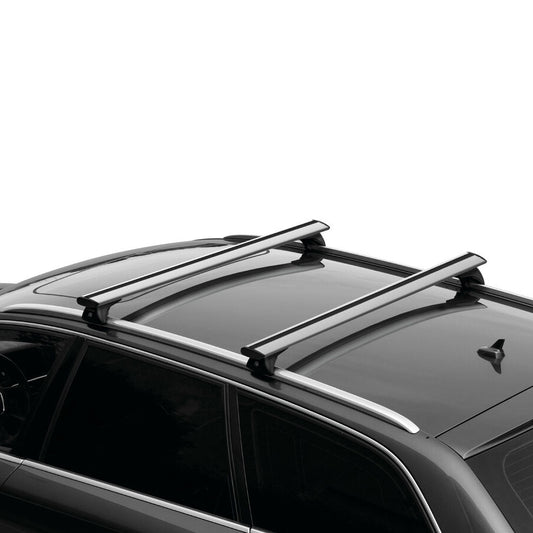 Barres de toit Alfa Romeo Stelvio (A partir de 2017) - Pour rails intégrés - Silenzio Aluminium