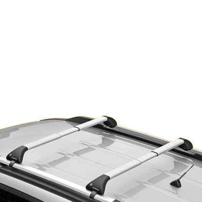 Barres de toit Audi A4 - Break (2004 - 2008) - Pour barres longitudinales - Snap Aluminium