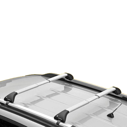 Barres de toit Alfa Romeo 156 Crosswagon (2004 - 2007) - Pour barres longitudinales - Snap Aluminium