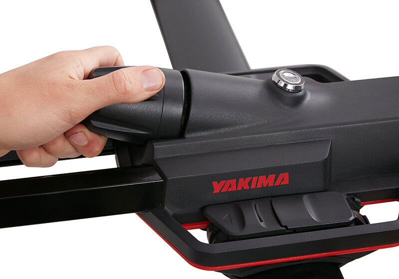 Yakima HighSpeed Silver : porte-vélos de toit à maintien roue avant