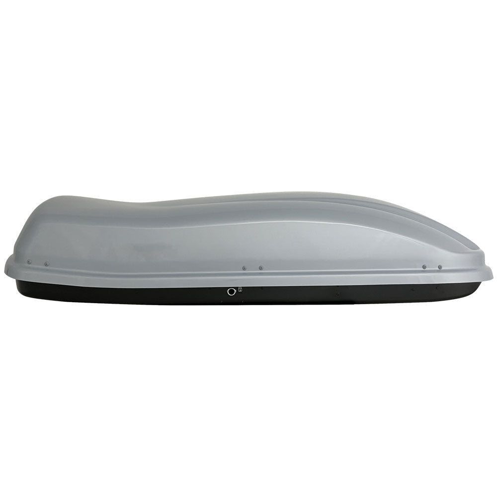 Pack coffre de toit Marlin 680 L et barres de toit Audi A3 Sportback (2013 - 2020) Pour rails intégrés - Helio - Aluminium