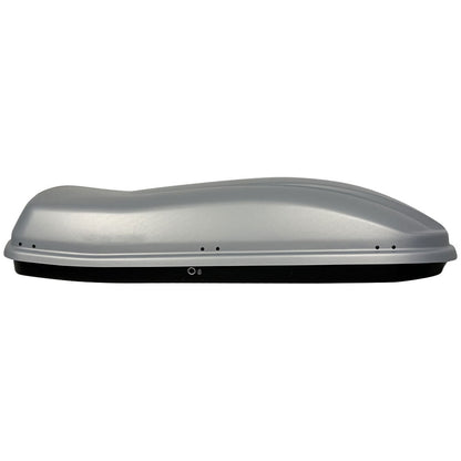 Pack coffre de toit Marlin 680 L et barres de toit Audi A3 Sportback (2013 - 2020) Pour rails intégrés - Helio - Aluminium