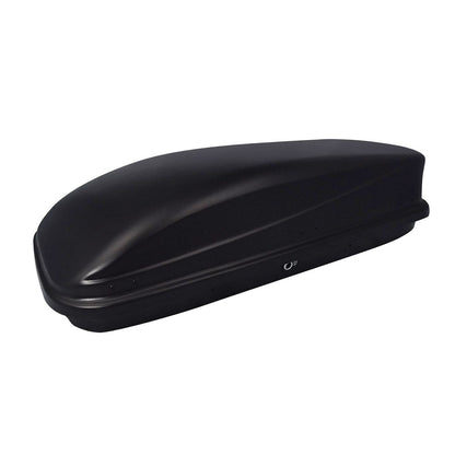 Pack coffre de toit Dory 340 L et barres de toit Abarth 595 (2016 - 2024) Pour toit nu - Alumia - Aluminium
